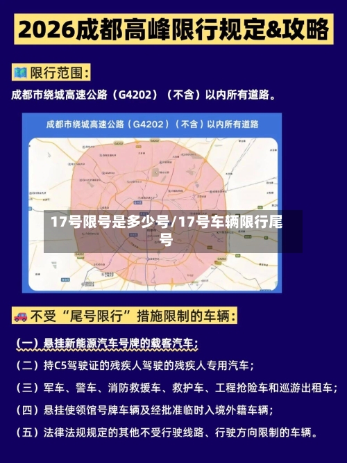 17号限号是多少号/17号车辆限行尾号