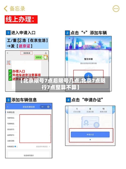 【北京限号7点后限号几点,北京7点限行7点整算不算】