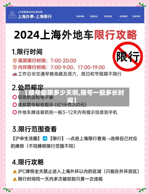 【限号能限多少天啊,限号一般多长时间】