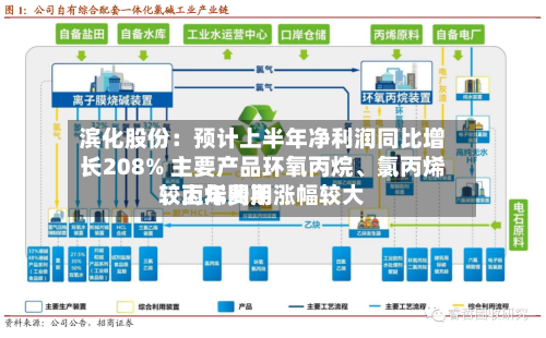 滨化股份：预计上半年净利润同比增长208% 主要产品环氧丙烷、氯丙烯、丙烯费用较上年同期涨幅较大