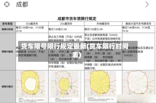 货车限号限行规定最新(货车限行时间表)