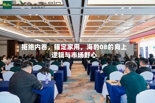 拒绝内卷，锚定家用，海豹08的向上逻辑与市场野心