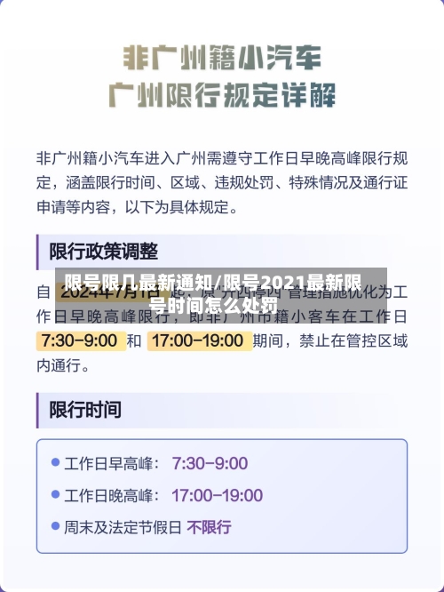 限号限几最新通知/限号2021最新限号时间怎么处罚