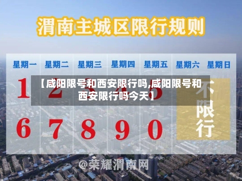 【咸阳限号和西安限行吗,咸阳限号和西安限行吗今天】