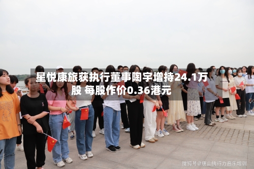 星悦康旅获执行董事陶宇增持24.1万股 每股作价0.36港元-第1张图片