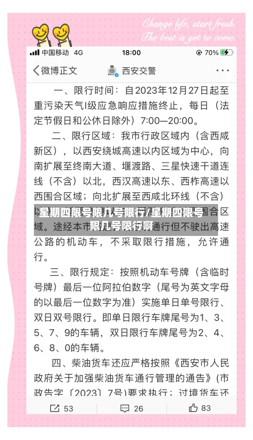 星期四限号限几号限行/星期四限号限几号限行啊