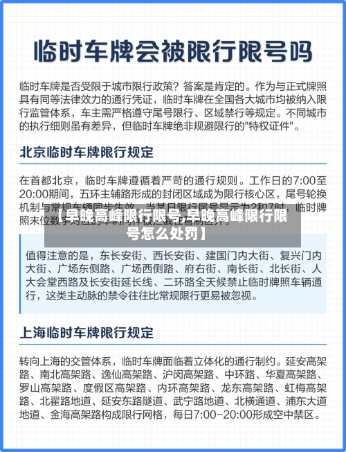【早晚高峰限行限号,早晚高峰限行限号怎么处罚】