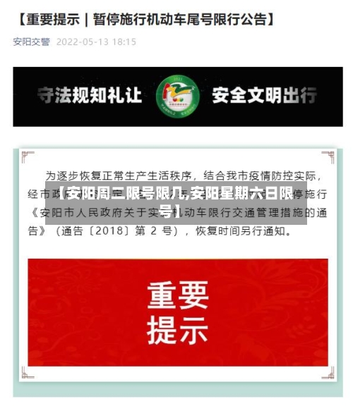 【安阳周二限号限几,安阳星期六日限号】
