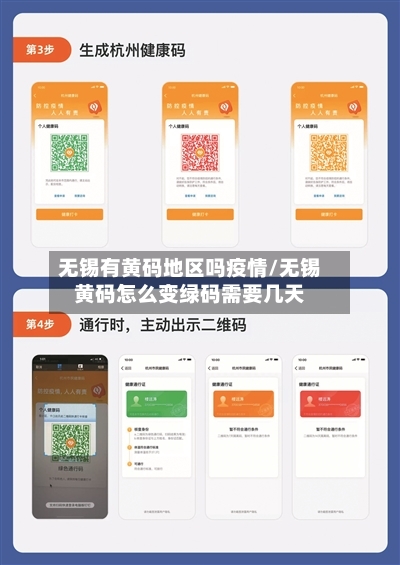 无锡有黄码地区吗疫情/无锡黄码怎么变绿码需要几天
