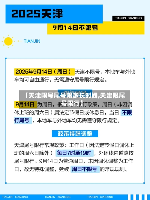 【天津限号尾号限多长时间,天津限尾号限行】
