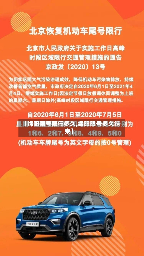 【绵阳限号限行多久,绵阳限号多久结束】
