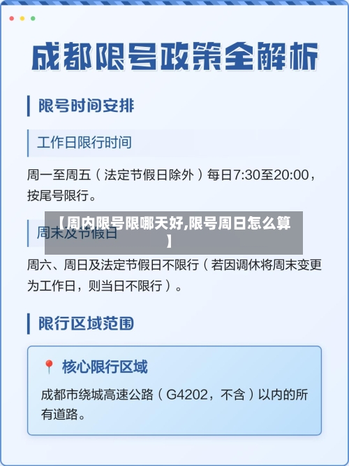 【周内限号限哪天好,限号周日怎么算】