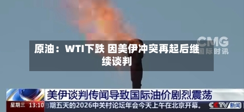 原油：WTI下跌 因美伊冲突再起后继续谈判