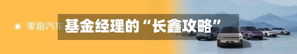 基金经理的“长鑫攻略”