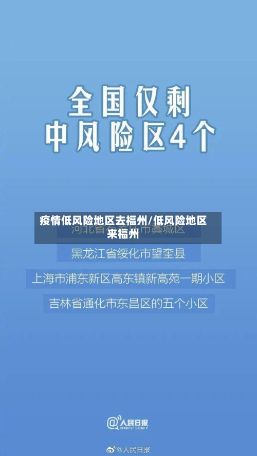 疫情低风险地区去福州/低风险地区来福州