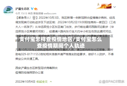 支付宝怎样查疫情地区/支付宝怎么查疫情期间个人轨迹