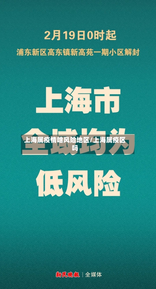 上海属疫情啥风险地区/上海属疫区吗