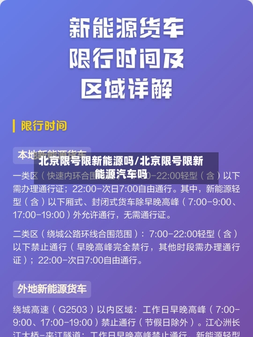 北京限号限新能源吗/北京限号限新能源汽车吗