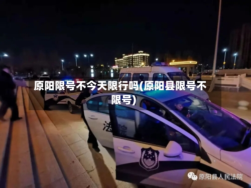 原阳限号不今天限行吗(原阳县限号不限号)