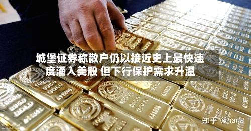 城堡证券称散户仍以接近史上最快速度涌入美股 但下行保护需求升温