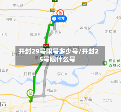 开封29号限号多少号/开封25号限什么号