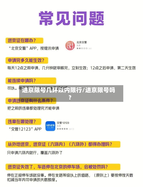 进京限号几环以内限行/进京限号吗?