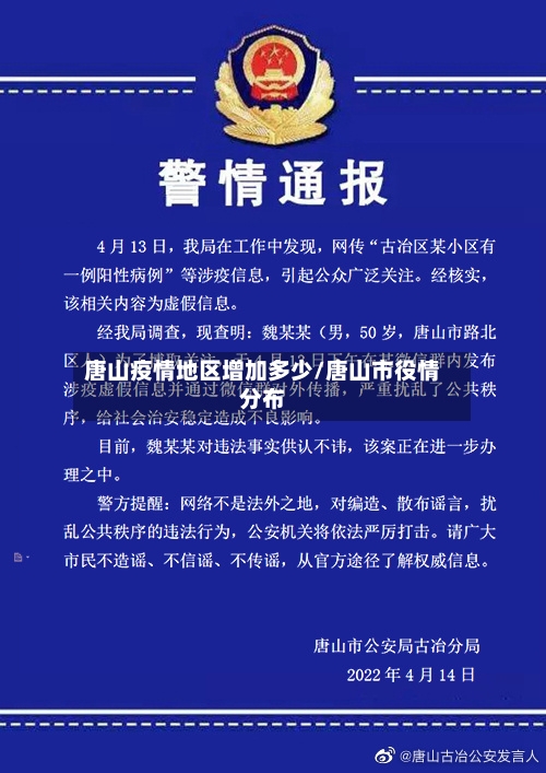 唐山疫情地区增加多少/唐山市役情分布