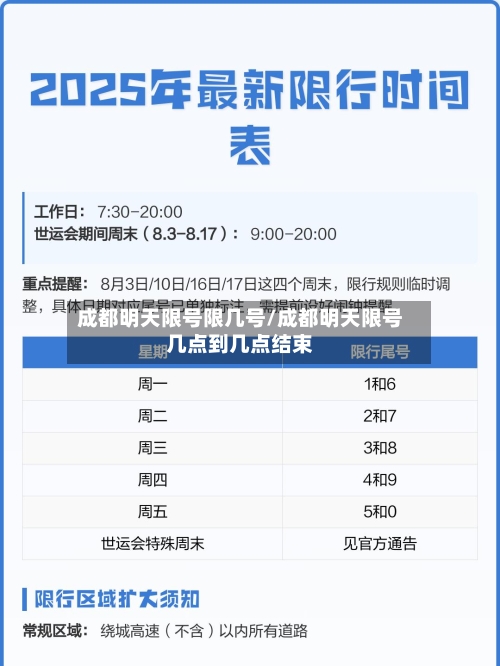 成都明天限号限几号/成都明天限号几点到几点结束