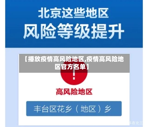 【播放疫情高风险地区,疫情高风险地区官方名单】