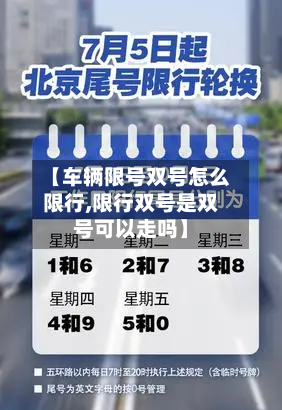 【车辆限号双号怎么限行,限行双号是双号可以走吗】