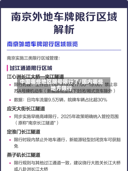 中国哪些地区限号限行了/国内哪些地方限行