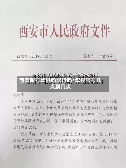 西安限号华县吗限行吗/华县限号几点到几点