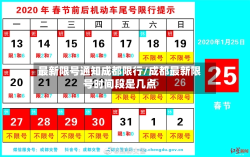 最新限号通知成都限行/成都最新限号时间段是几点
