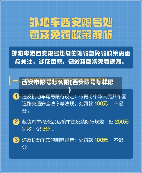 西安市限号怎么限(西安限号怎样限)