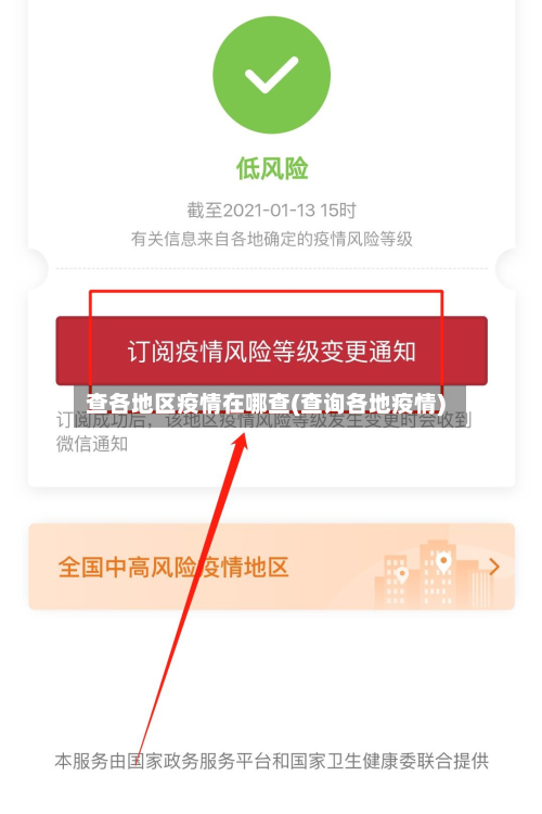 查各地区疫情在哪查(查询各地疫情)