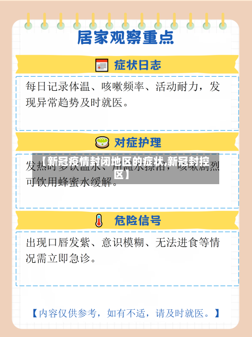 【新冠疫情封闭地区的症状,新冠封控区】