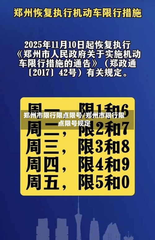 郑州市限行限点限号/郑州市限行限点限号规定