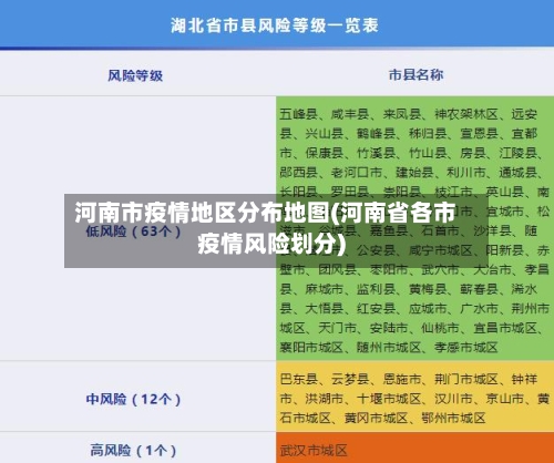 河南市疫情地区分布地图(河南省各市疫情风险划分)