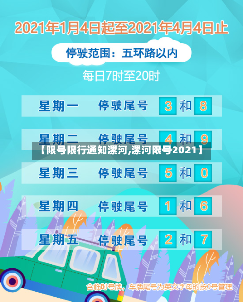 【限号限行通知漯河,漯河限号2021】