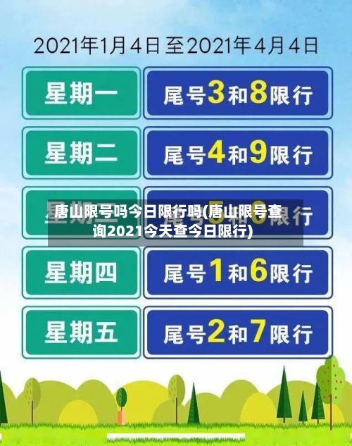 唐山限号吗今日限行吗(唐山限号查询2021今天查今日限行)