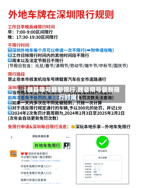 【魏县限号最新限行,魏县限号最新限行时间】