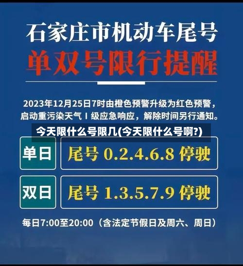 今天限什么号限几(今天限什么号啊?)