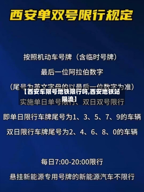 【西安车限号地铁限行吗,西安地铁站限流】