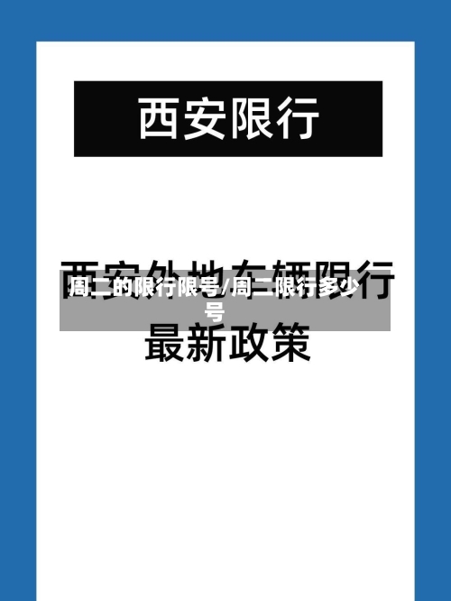 周二的限行限号/周二限行多少号
