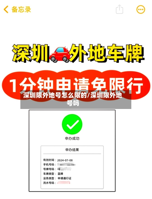 深圳限外地号怎么限的/深圳限外地号吗