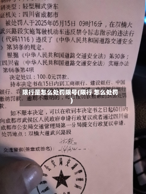 限行是怎么处罚限号(限行 怎么处罚)
