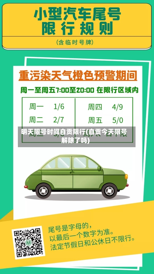 明天限号时间自贡限行(自贡今天限号解除了吗)