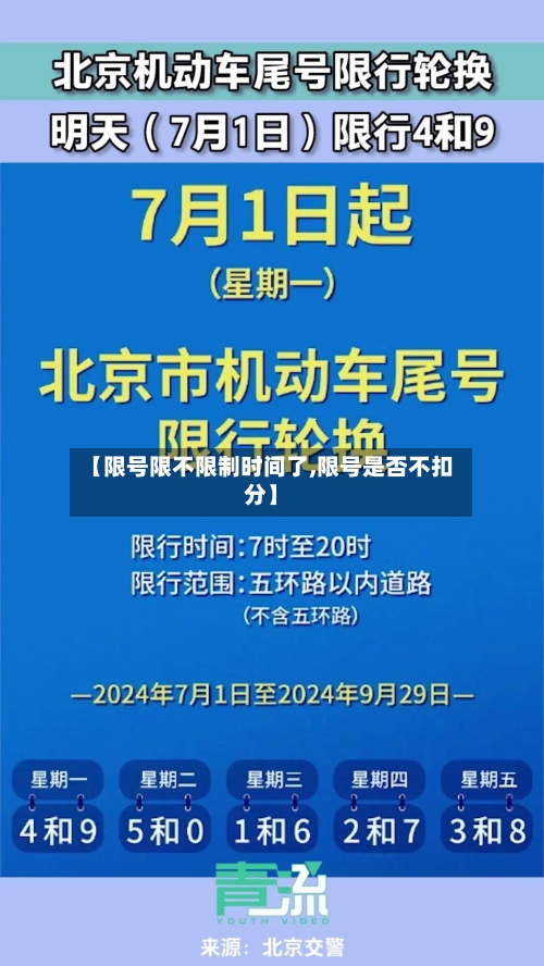【限号限不限制时间了,限号是否不扣分】