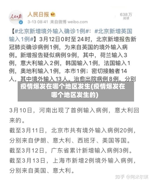 疫情爆发在哪个地区发生(疫情爆发在哪个地区发生的)
