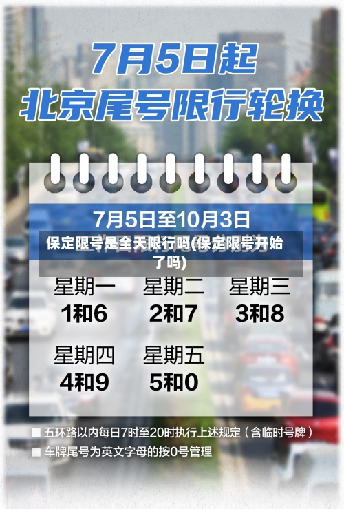 保定限号是全天限行吗(保定限号开始了吗)
